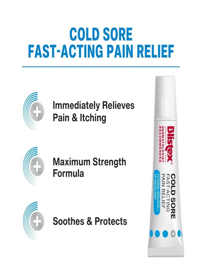 Blistex Cold Sore Kit – Cold Sore/Fever Blister Treatment Docosanol Cream 10% Shortens Healing Time (2g/0.7oz) – Fast-Acting Pain Relief Cream with Maximum Strength Lidocaine (4.25g/0.15oz) - Image 5